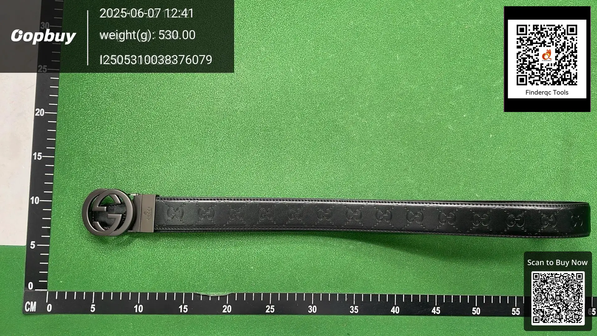 Gucci GG Marmont belt black