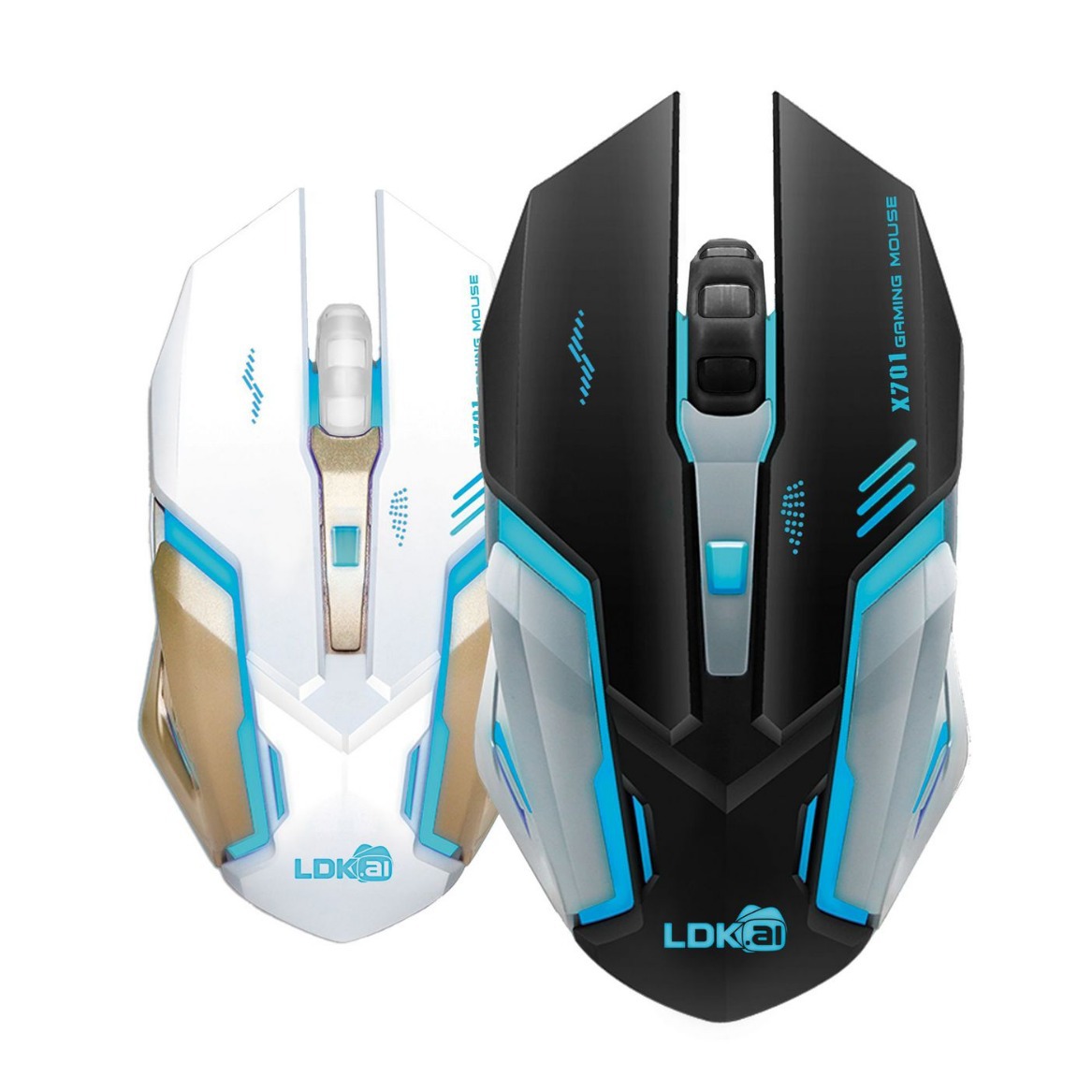 Redkai X701 gaming mouse laptop desktop computer USB mouse Shepherd mechanical luminous black/white