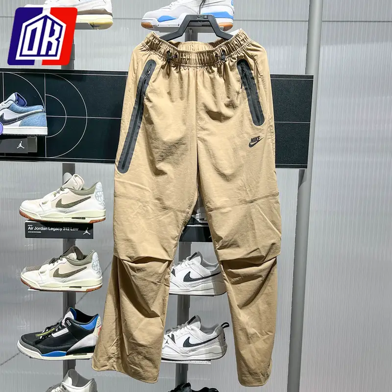 Nike Men's Functional Wind Woven Straight-Leg Pants 2025 Summer New arrival Athleisure pants Hm7159-297