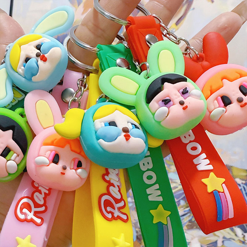Creative Girl Princess Party Cute Keychain Car Pendant Couple Luggage Decoration Cheap Small Gift