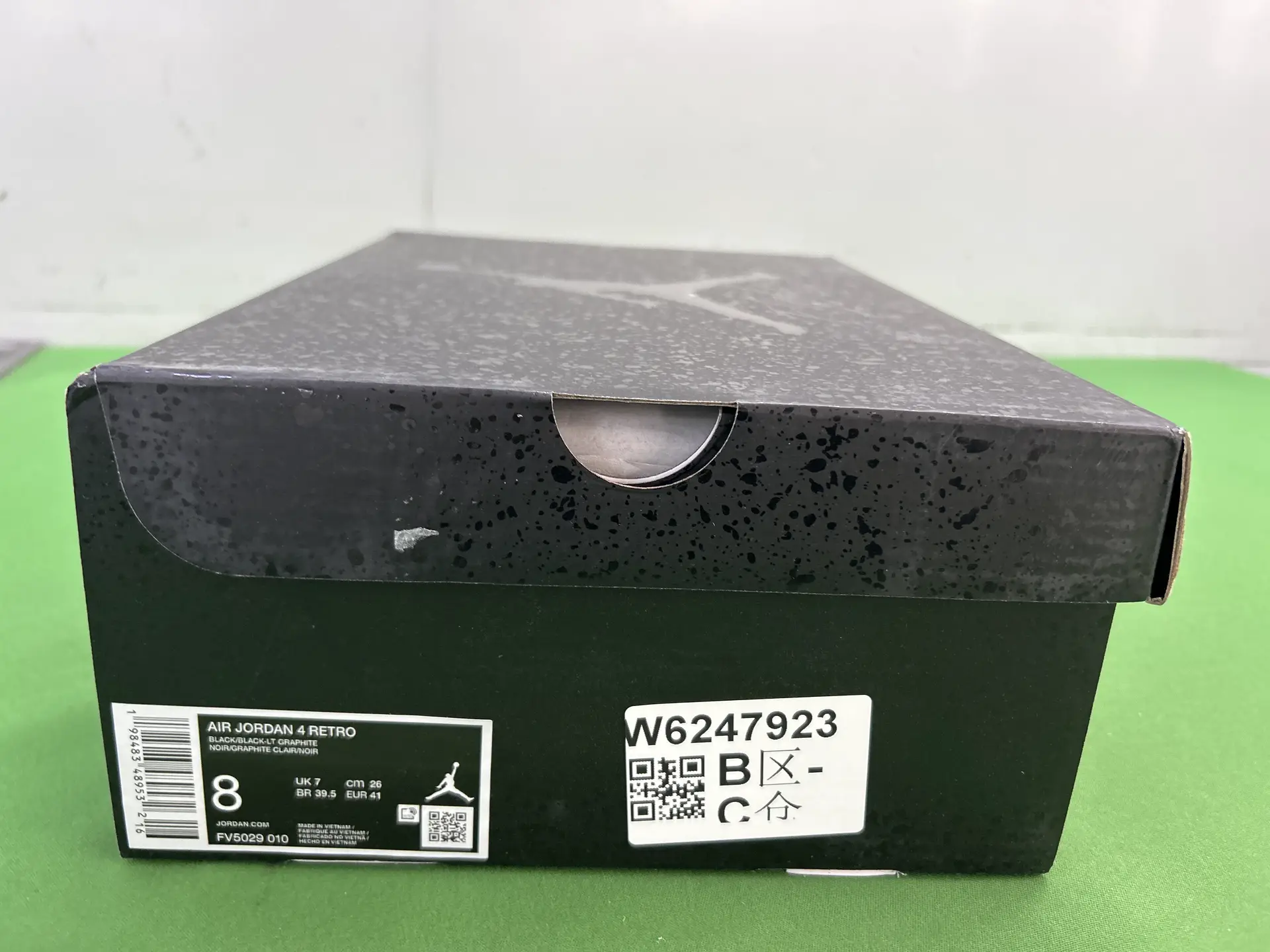 Air Jordan 4 Retro Black/Black-Lt Graphite FV5029 010