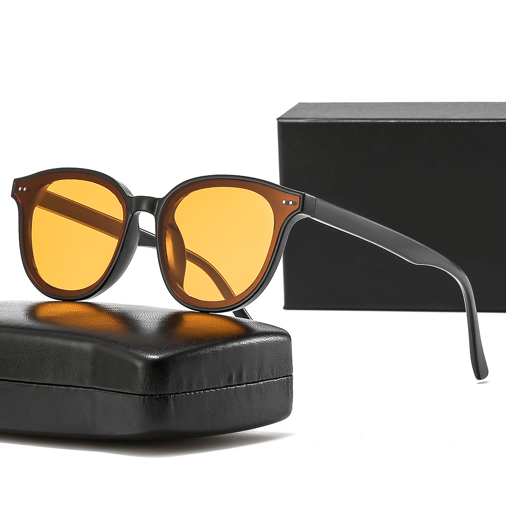 [Crafting and Customization] Polarized Sunglasses Gm Men's Yellow Glasses New Small Frame Sunglasses Women's Premium