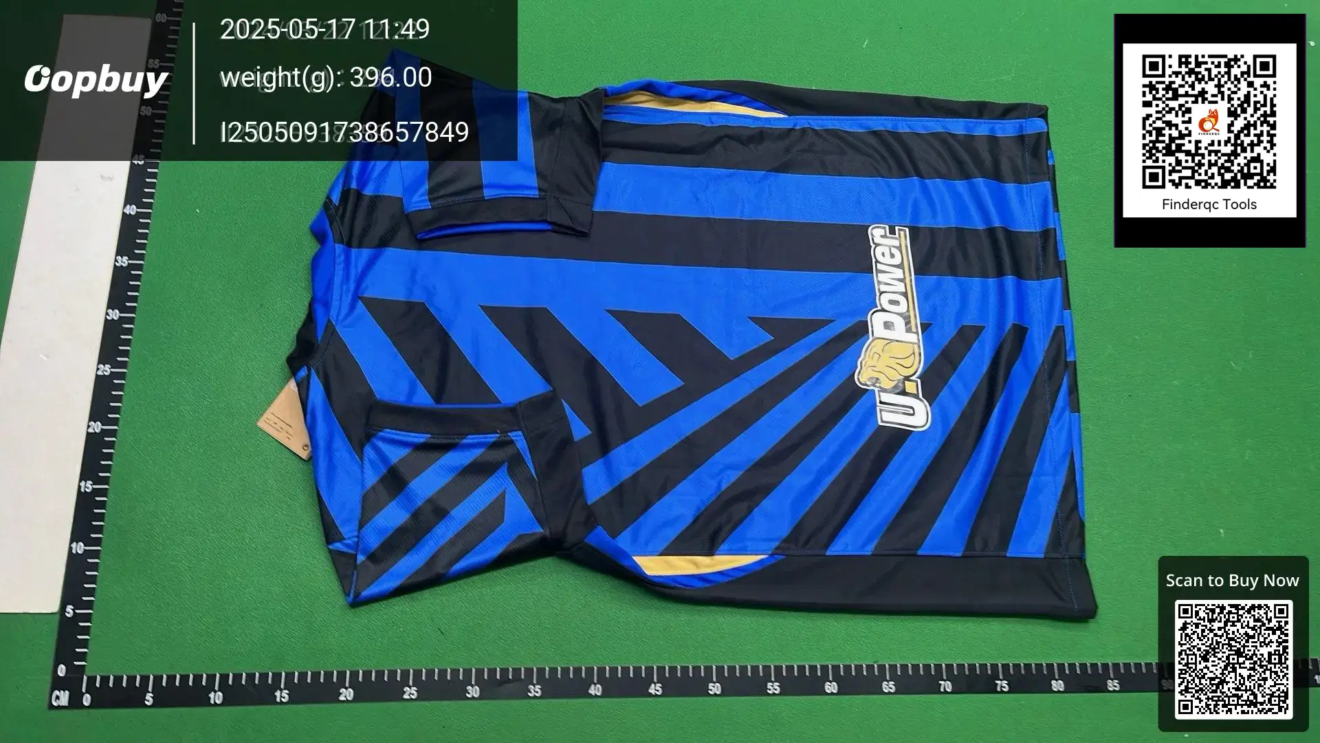 U-Power Training Jersey Blue Black