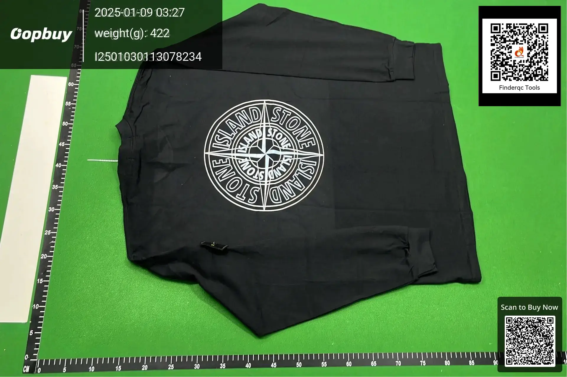 Stone Island Long Sleeve T-Shirt Black