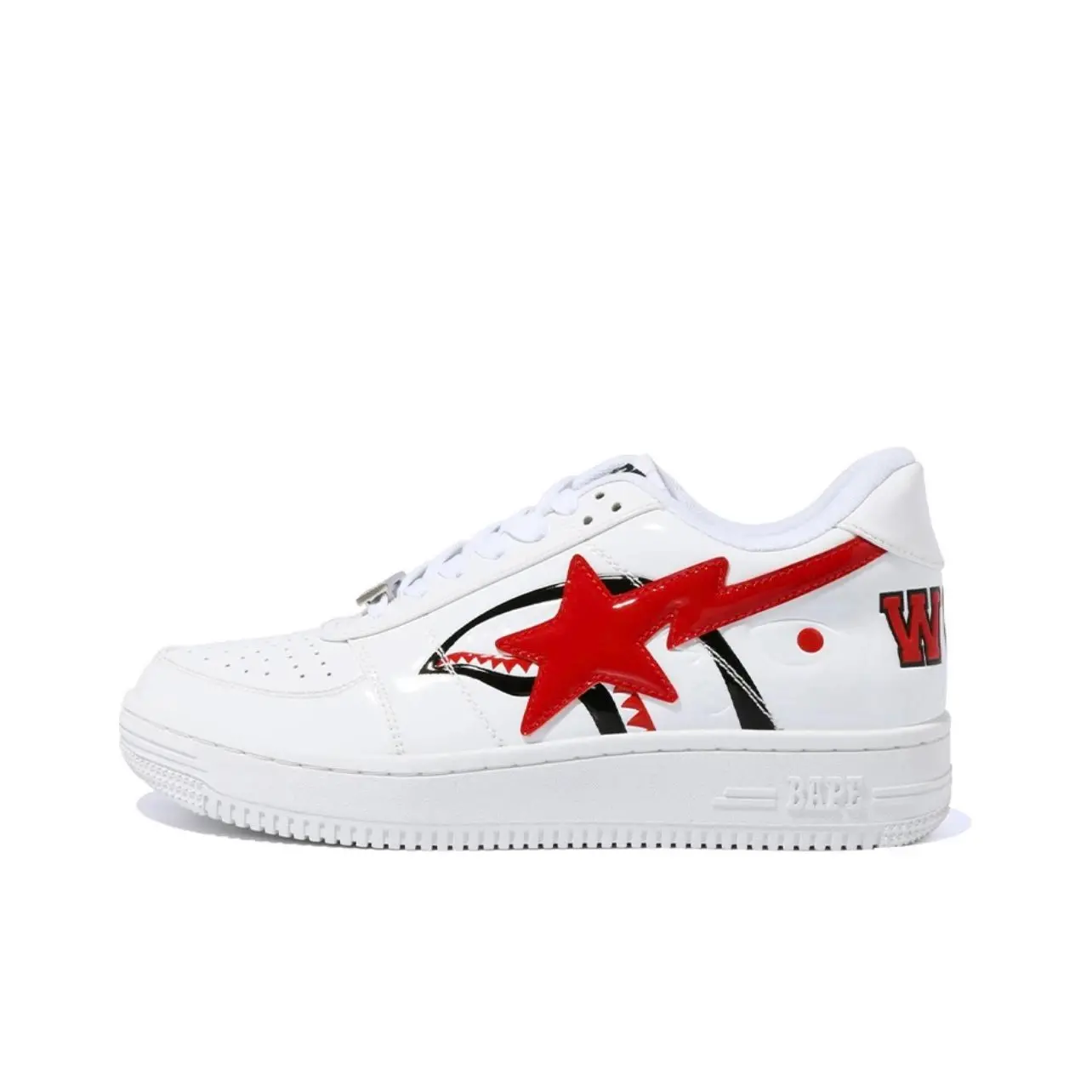 BAPE STA White Red Shark