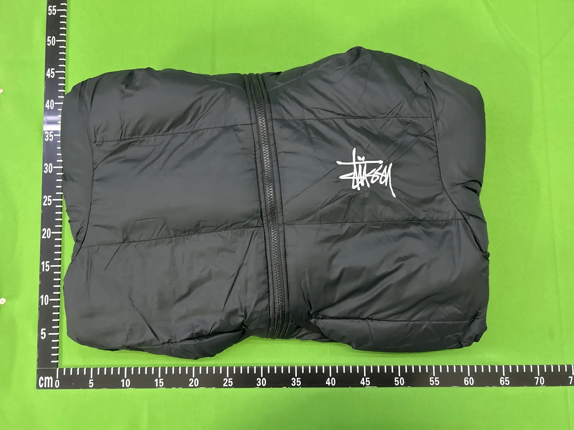 Stussy Puffer Jacket Black
