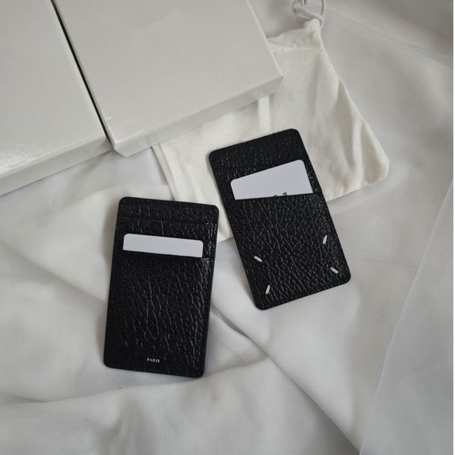 Pyc 24Ss First-Layer Cowhide Four-Needle Stitching Card Holder Four Stitches Men's and Women's Vertical Wallet Coin Purse Foto QC de 1688 na Qualit.ly