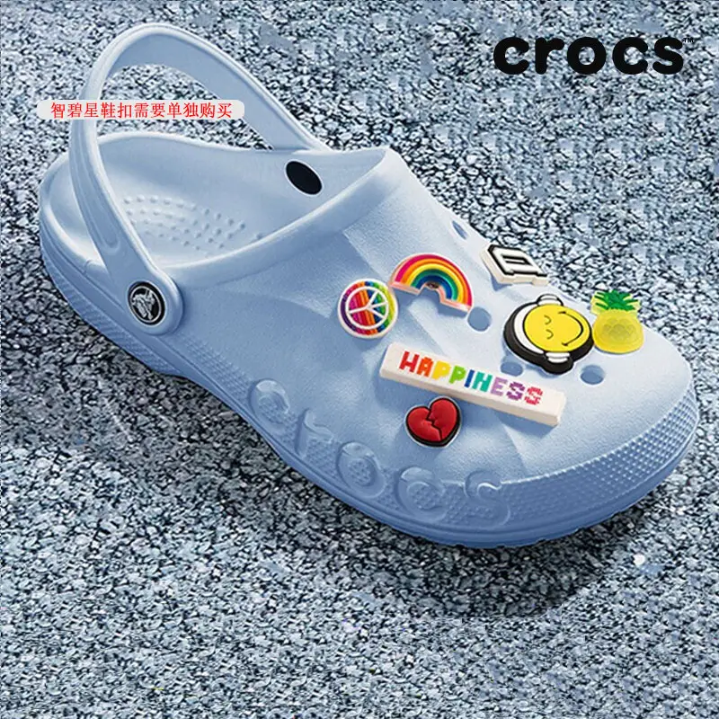 Crocs Official Outdoor Beach Shoes Men's Shoes Women's Shoes 2023 Spring New arrival Abrasion Resistant Crocs Sports Slippers