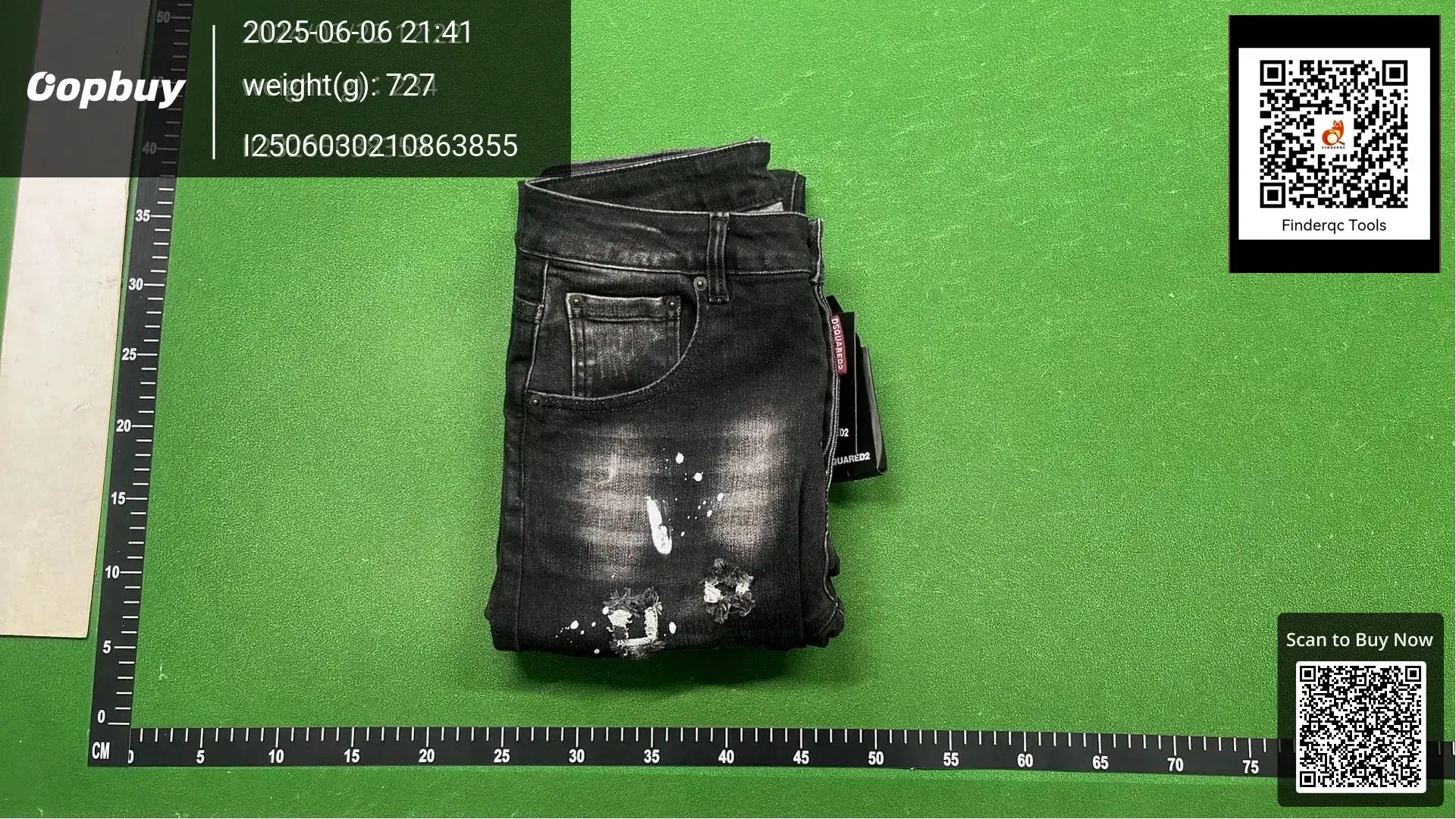 Guangzhou High Version Fashion Tape Ripped Pants D2 Men's Jeans Trendy Cross-border European Style Small Leg Men's Pants