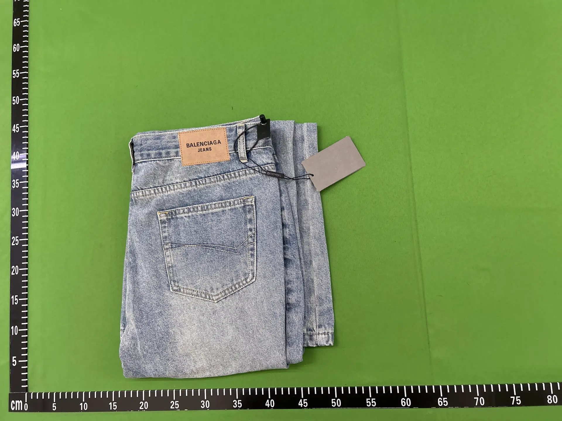BALENCIAGA JEANS Light Wash Denim