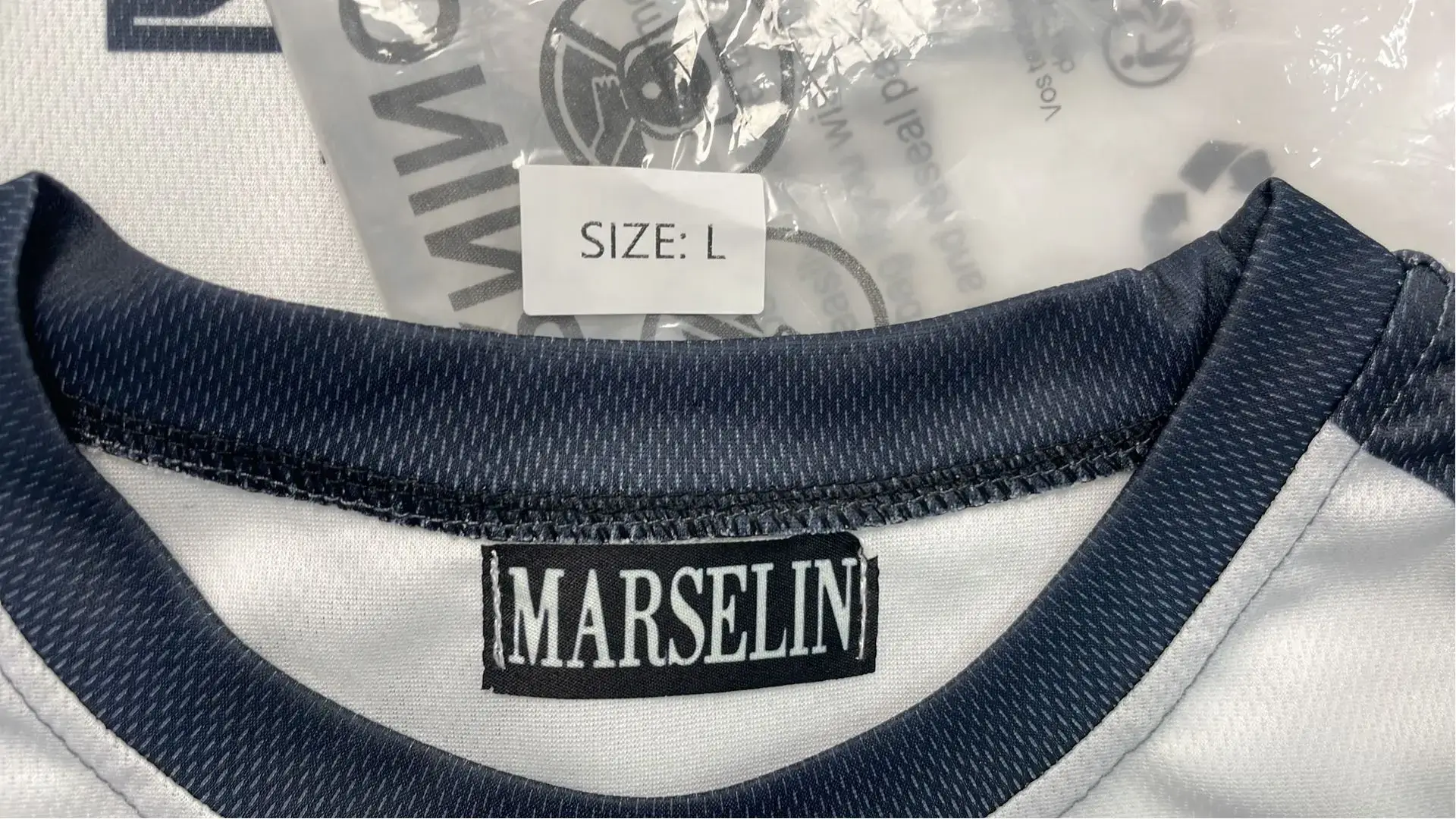 MARSELIN jersey loose oversize pullover high street round neck