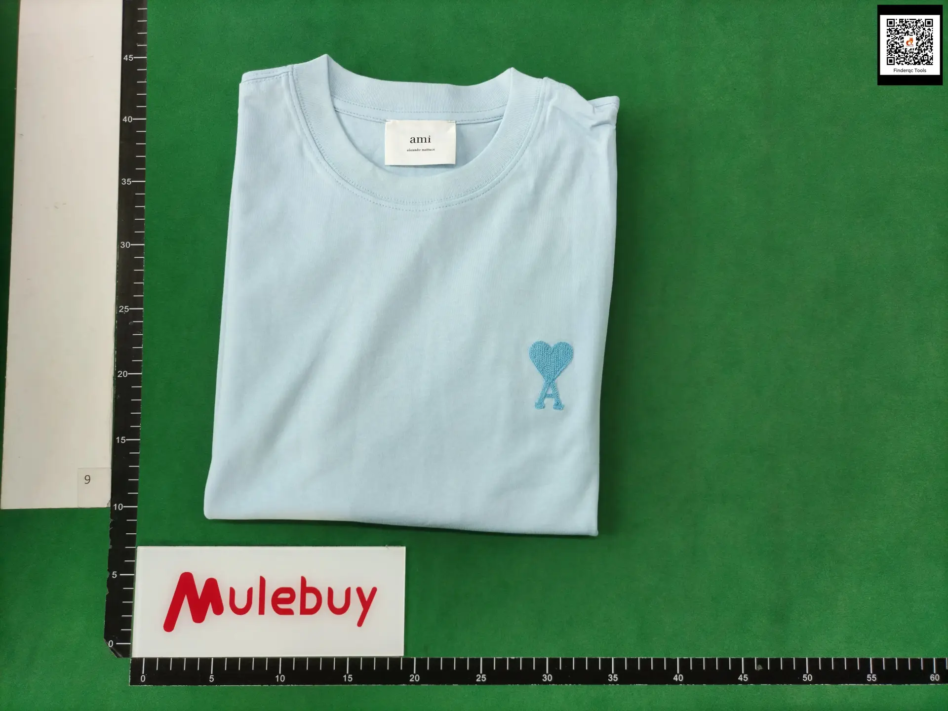 Ami Paris T-Shirt Light Blue