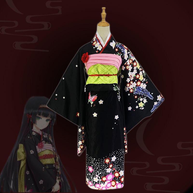 Beautiful Girl Wanhua Mirror 5 Lianhua cosplay Women's Kimono Bathrobe Animation cosplay Dress Women's Full suit