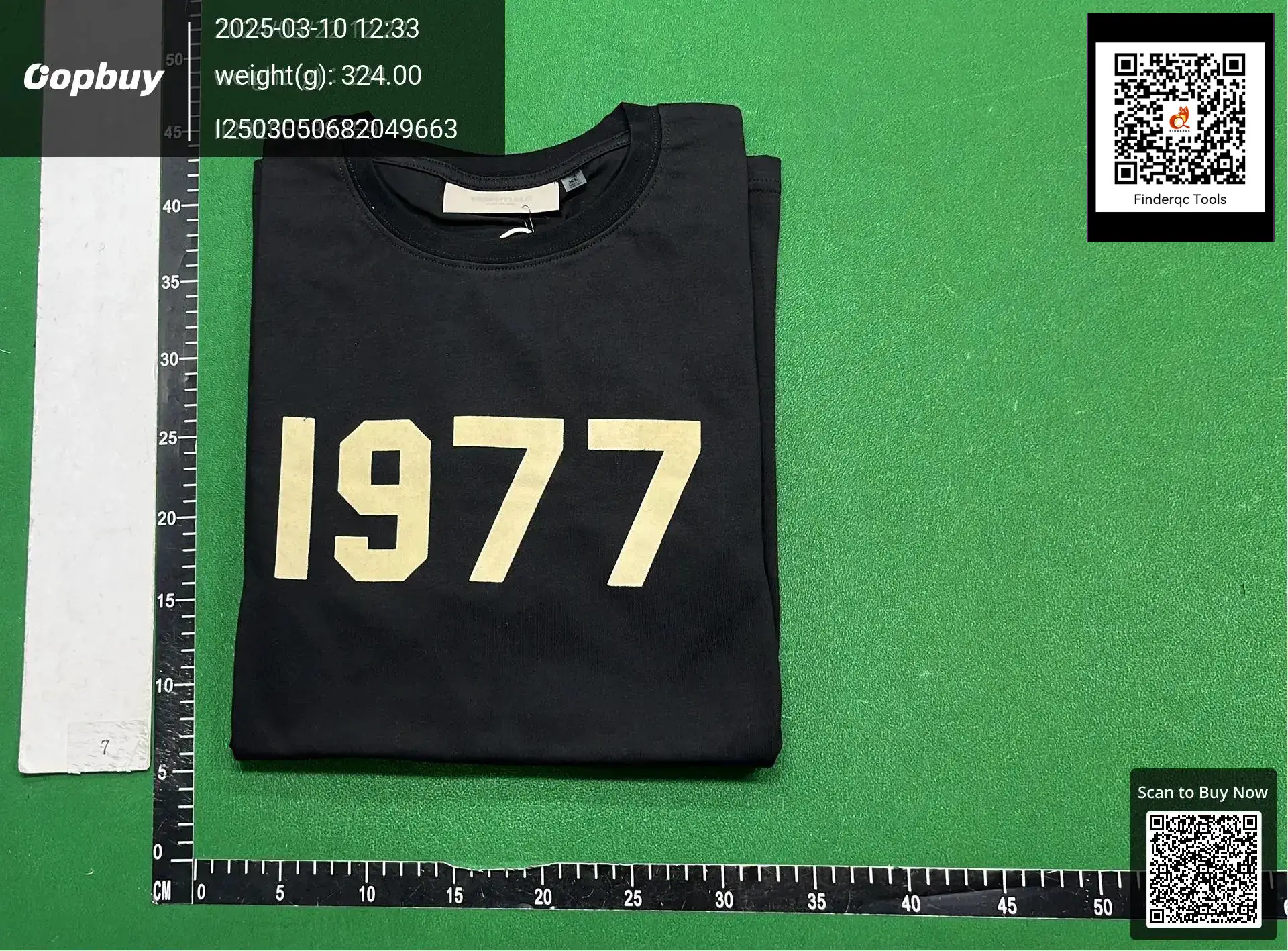 Essentials 1977 T-Shirt Black