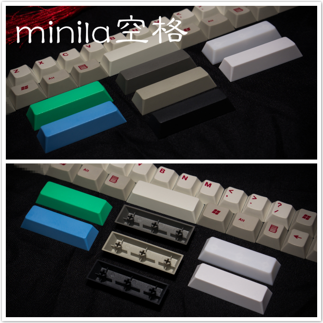 Enjoy Pbt Unengraved Black Widow 6X Filco Minila Mechanical Keyboard Spacebar Keycap in Stock in 8 Colors Fotografie QC de pe TAOBAO pe Qualit.ly