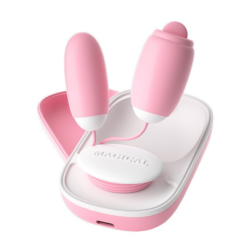 Lele student Magic Box, external suction, internal shock, sexy vibrator, portable storage adult toy supplies, wholesale and delivery