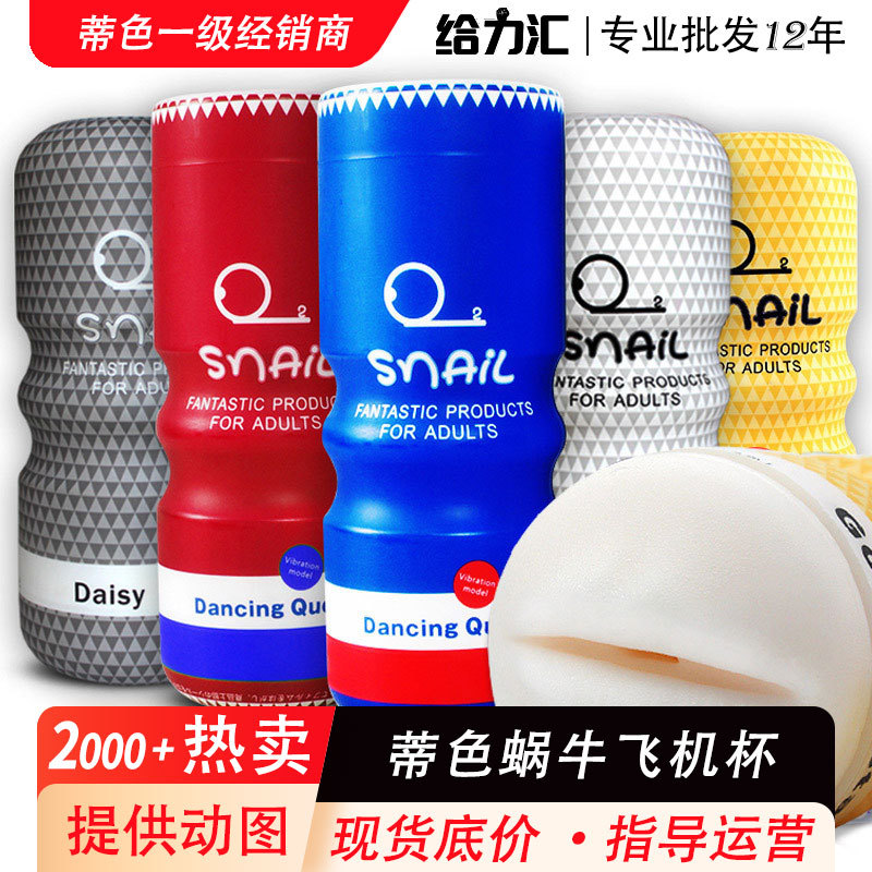 Snail Masturbation Airplane Cup for Men, Real Vagina Inverted Mold, Japanese Electric Famous Device, Masturbation Device, Sex Toy