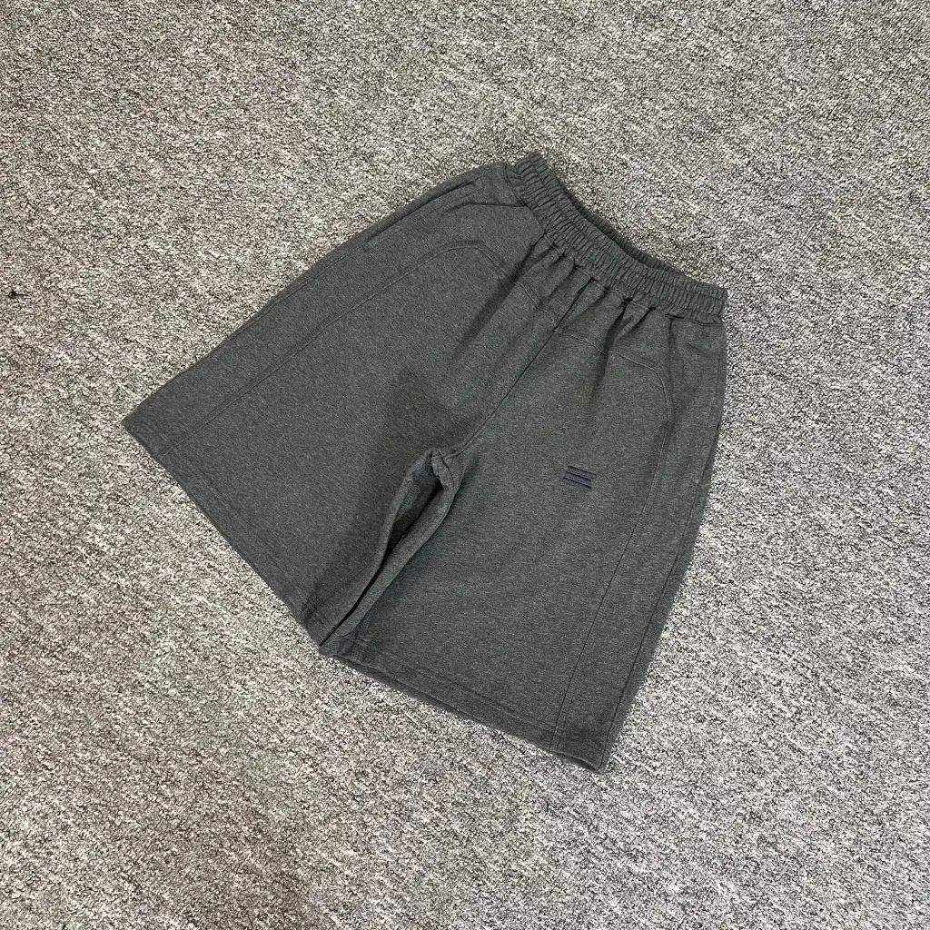Kroen Embroidered Basic Shorts Embroidered Logo Shorts Loose Casual Pure Cotton Five-Quarter Pants