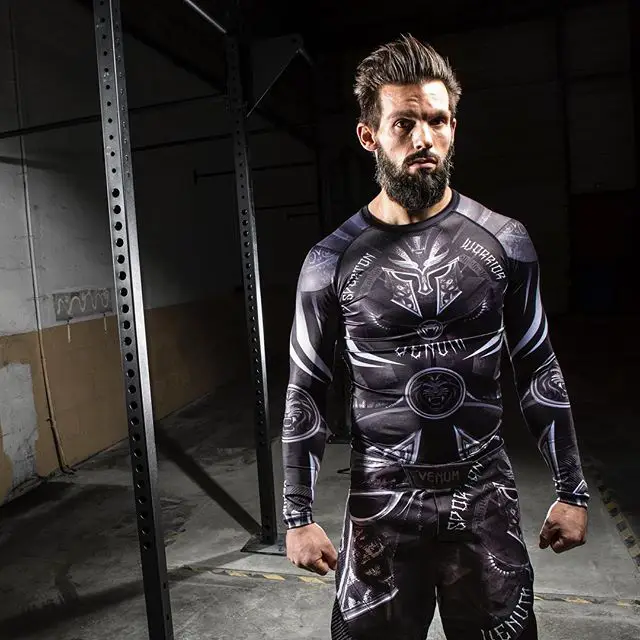 Venum Venom Gladiator Tight pants Fighting Sanda Boxing Training Pants Anti-Wear Compression Pants Fitness
