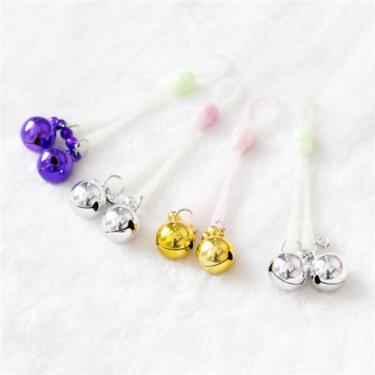 Sex toys Mimi luminous breast clip adjustable sm restraint toy silicone Bell skull clip sex toys