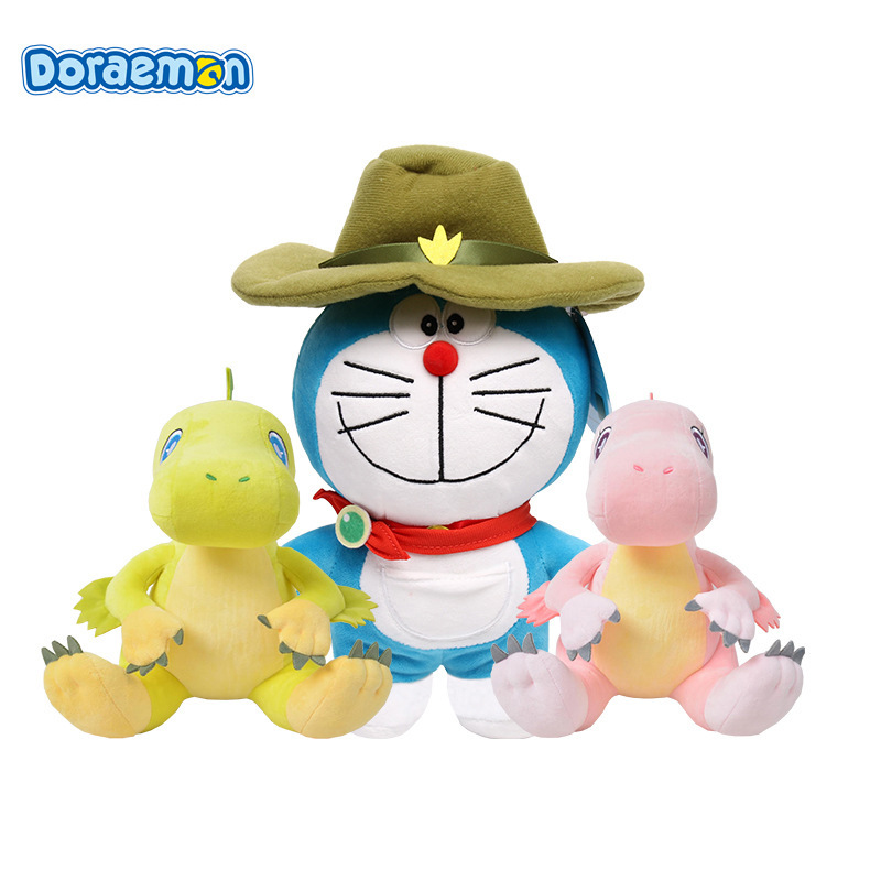 Genuine Doraemon Doll Plush Toy Movie Big Bear's New Dinosaur Same Little Whew Mi Ding Dang Cat Doll