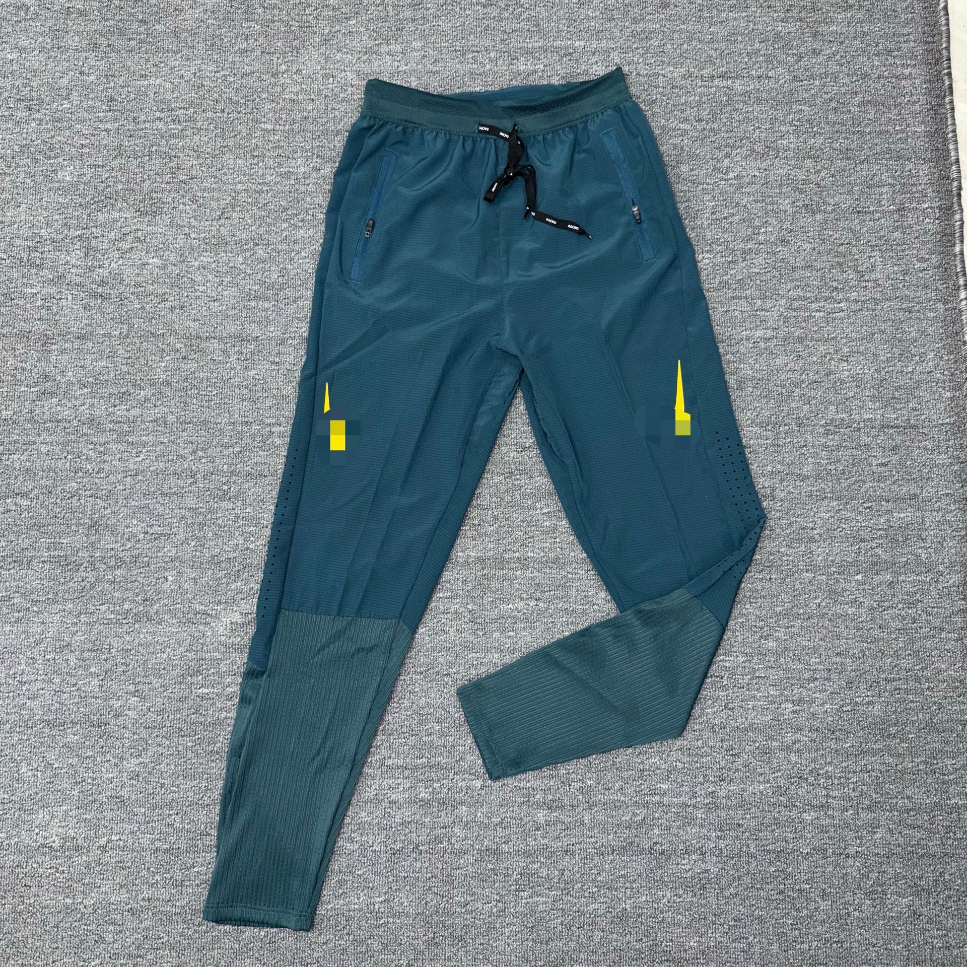 New Style Track and Field Training Pants, Quick-Dry Sports Marathon Running Breathable Zippered Casual Pants for Men and Women, Patchwork Design QC-foto från 1688 på Qualit.ly