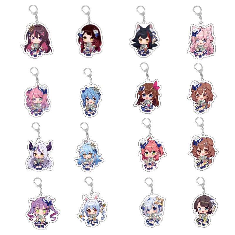 Virtual anchor peripheral student campus card water card meal card access control acrylic keychain factory card jewelry
