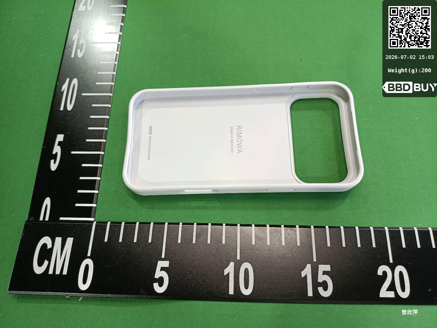 RIMOWA For iPhone 12 Pro Max Clear Case Magnetic — foto QC 2