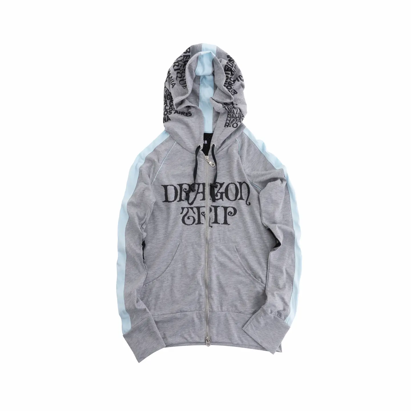 Tear Heaven Tear Lgb Gray Dragon Journey Dragon Pattern Zipper Jacket Visual Subculture Uc