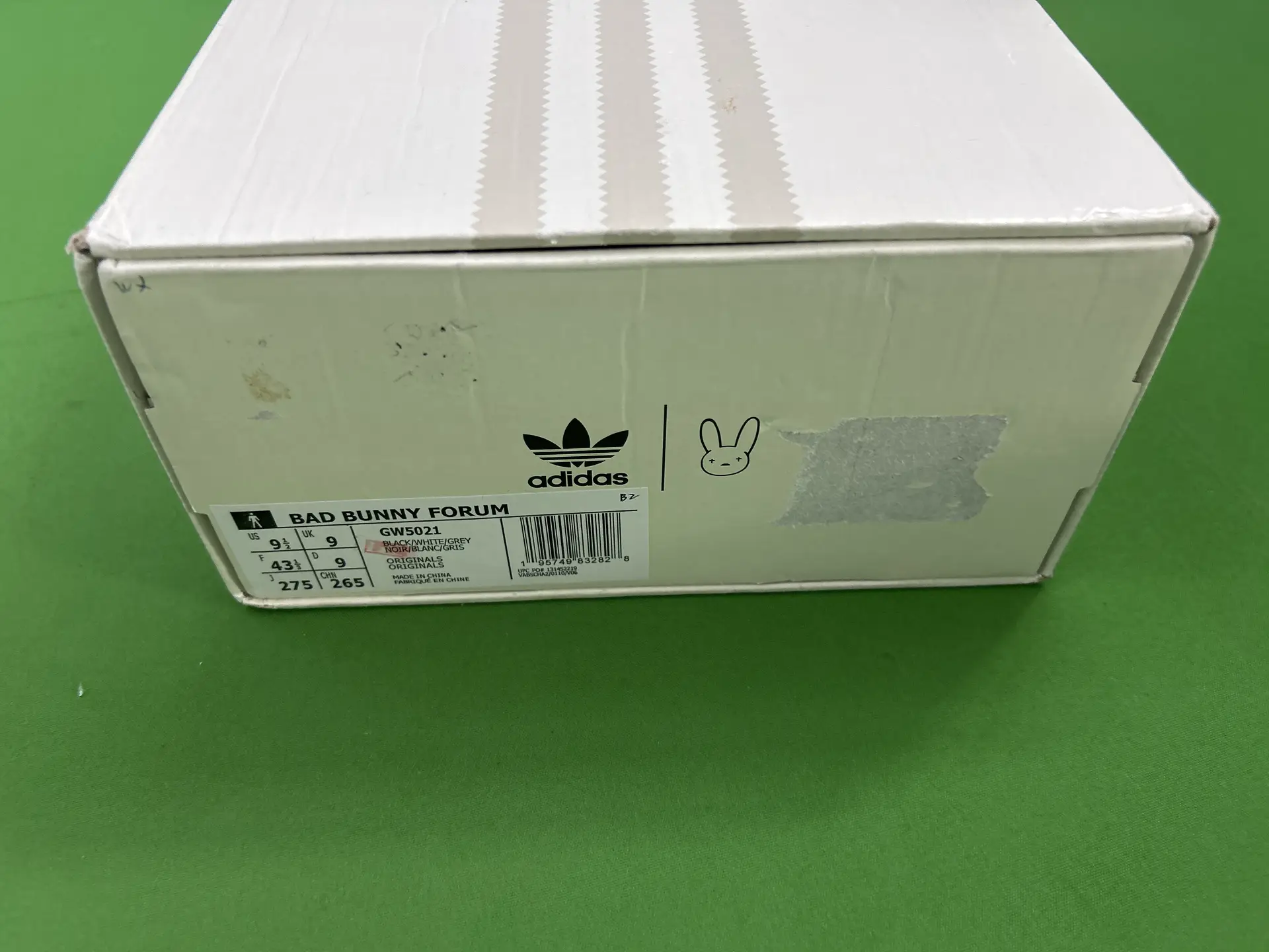 Adidas Bad Bunny Forum GW5021 Black White Grey