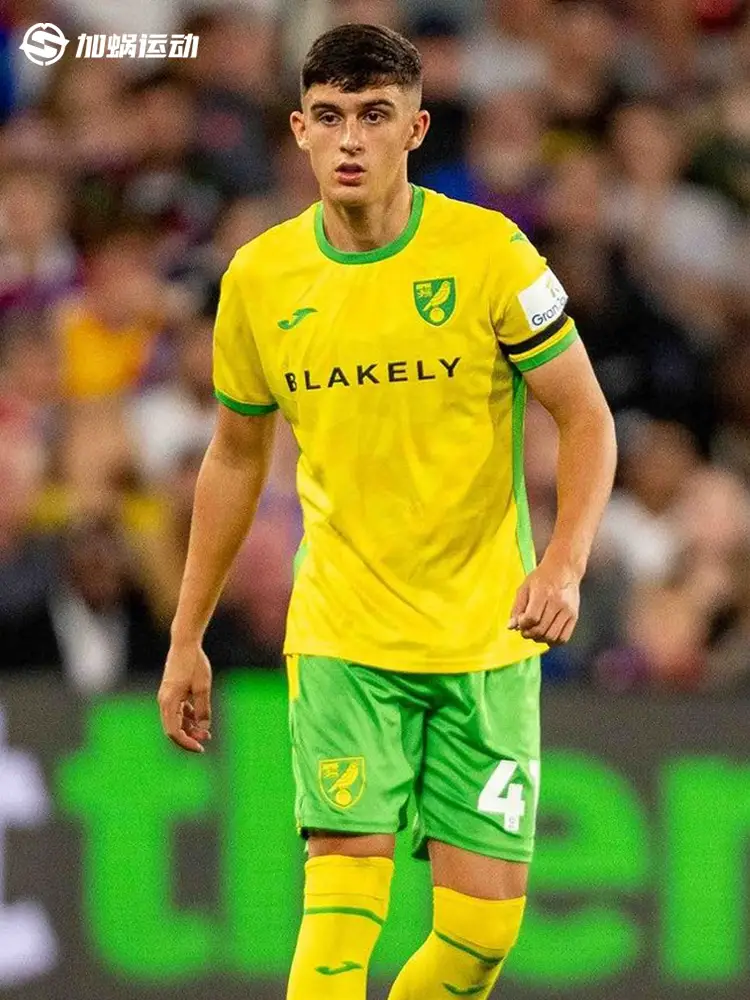 Sfs Homer Joma 24/25 Norwich Home Player Version Jersey Short-Sleeved Football Uniform 5145Fpb562