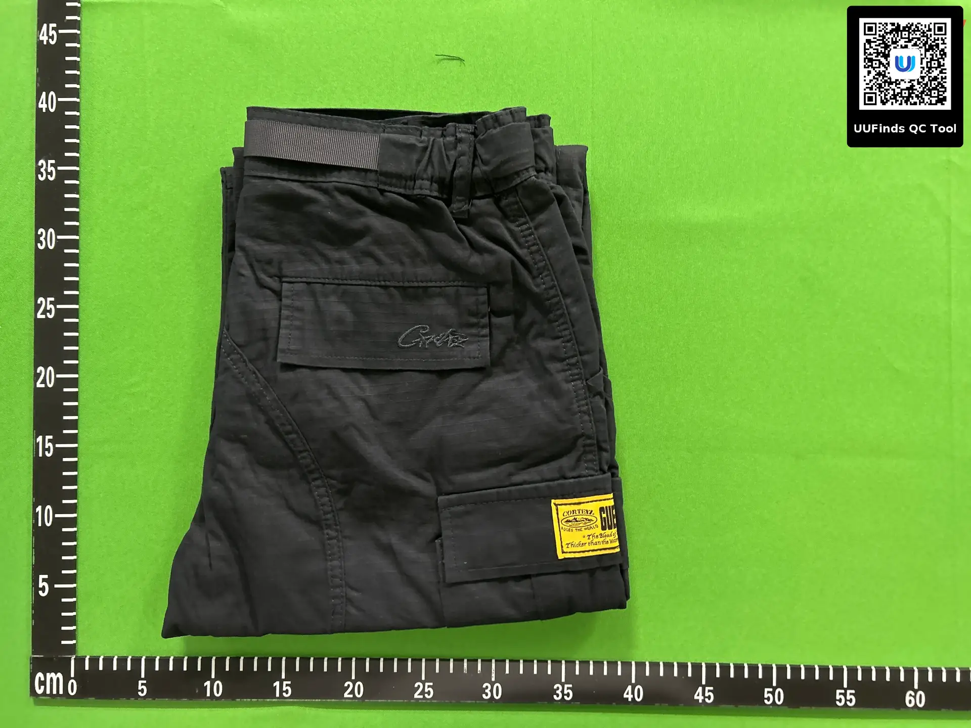 Corteiz Cargo Pants Black