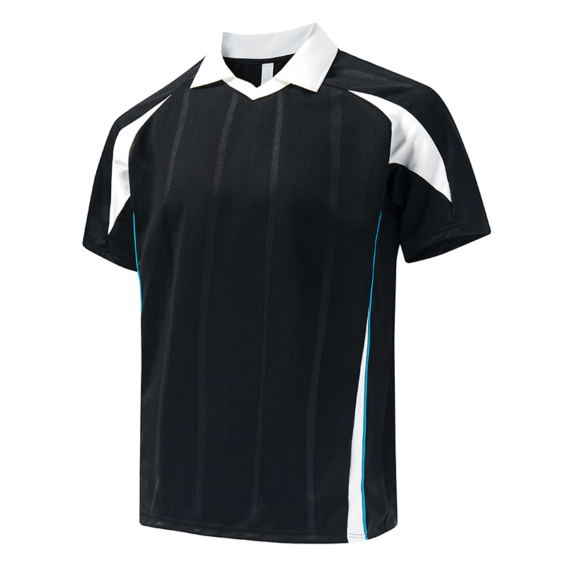 Summer American-Style Polo Shirt with Short Sleeves, Color-Blocking Raglan Sleeves, Basketball Training Shirt, T-Shirt for Fitness, Running, and Sports Students