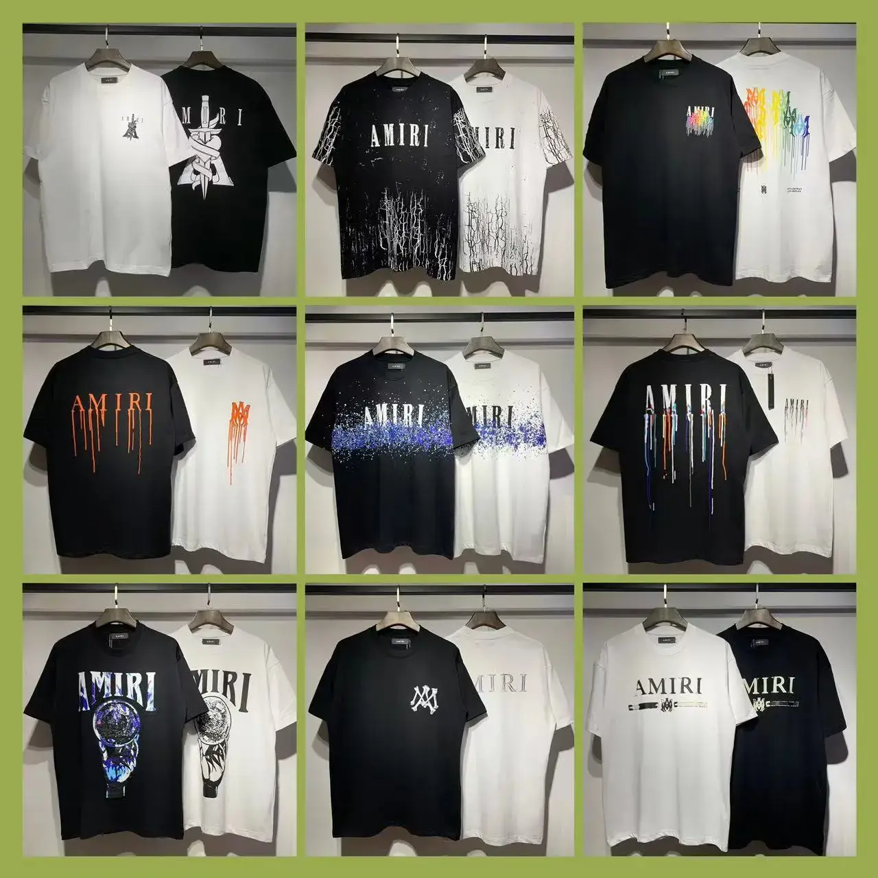Summer New Short-Sleeved Letter Printed Loose T-Shirt Men's Trendy Casual Half-Sleeved Tops for Women