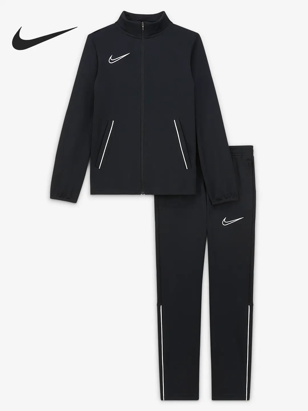 Nike Official Authentic Dri-Fit Academy Kidsren's Comfortable Sports Suit Cw6133-010