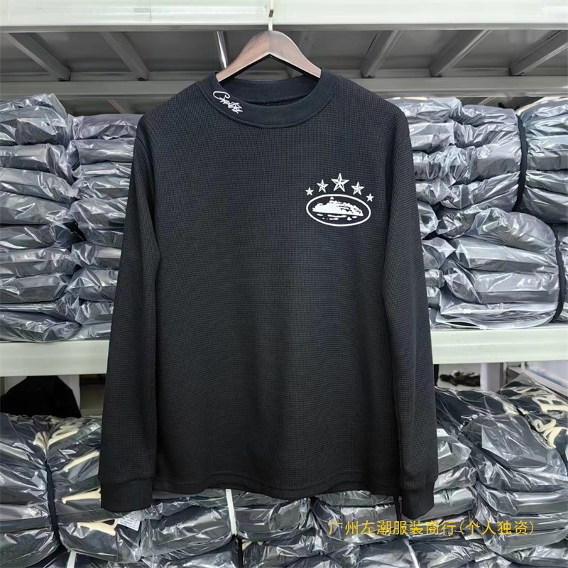 Cortiez British Trend Alcatraz 5Th Anniversary Limited Casual Long-Sleeved T-Shirt Street Hip-Hop Couple Versatile Top Spring