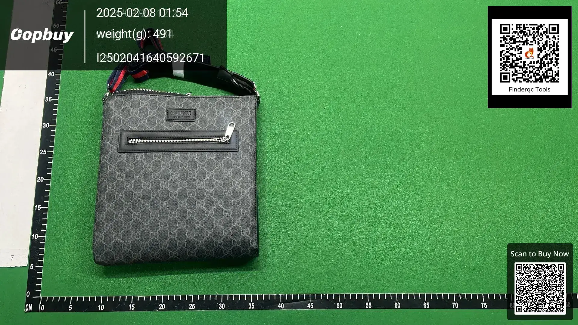 Gucci GG Supreme Messenger Bag