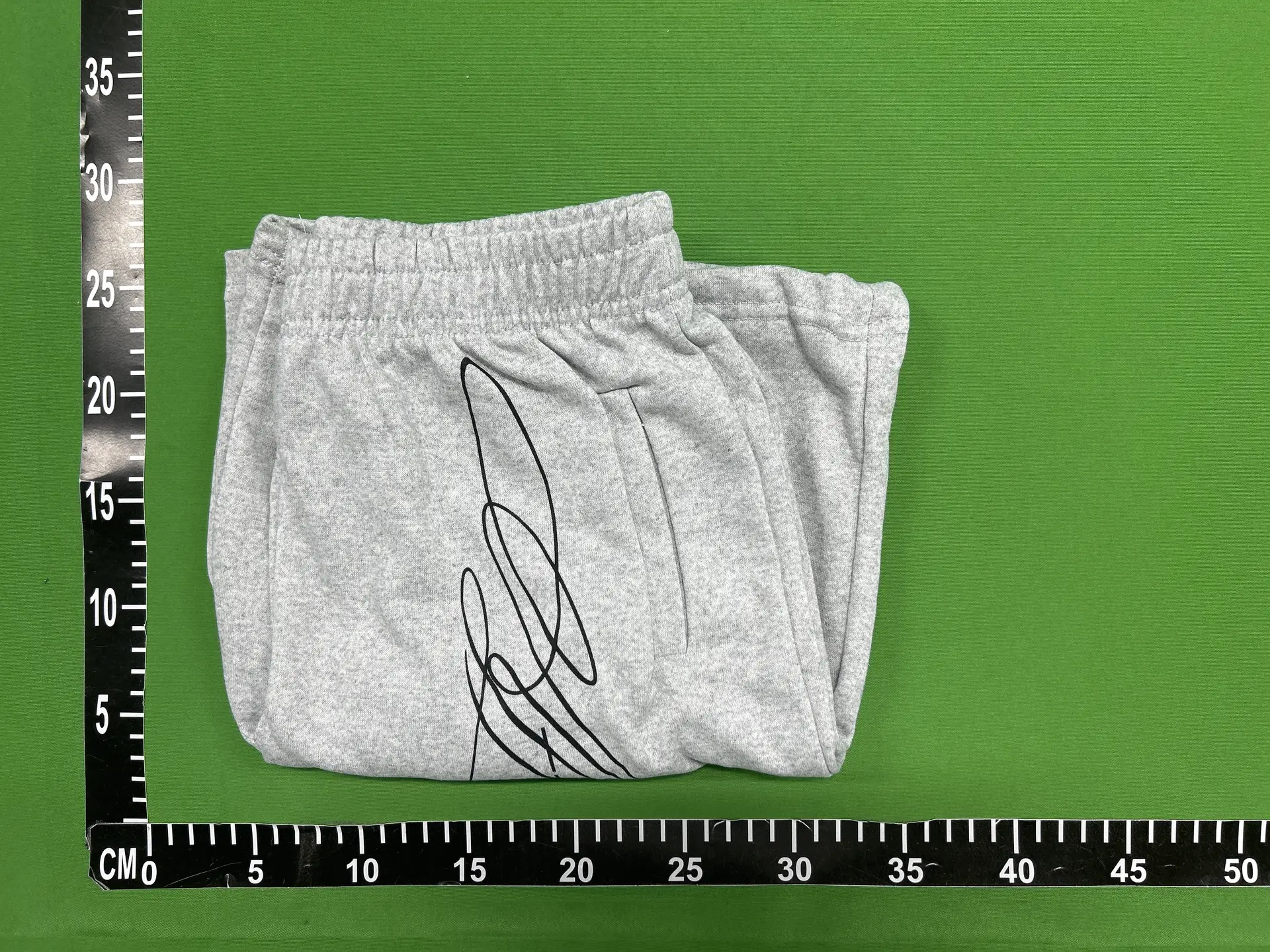 Men's and Women's Loose Casual Shorts High-Waist Elastic Letter Embroidered Sweatpants