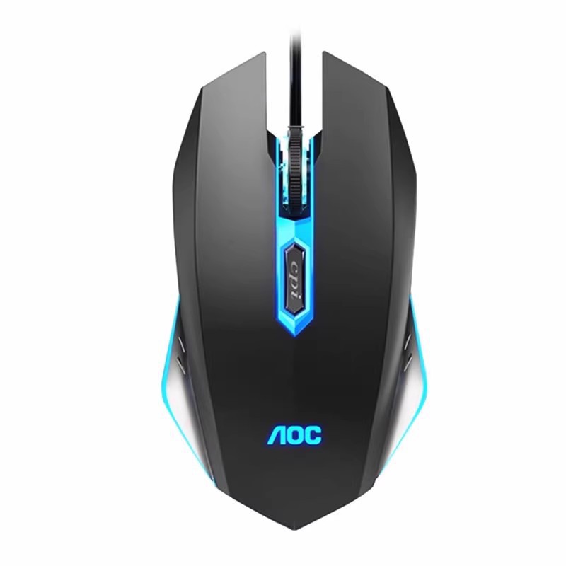 Ao//C Gm130 Gaming Luminous Mouse USB Wired Business Office Optical E-Sports Notebook Desktop Computer