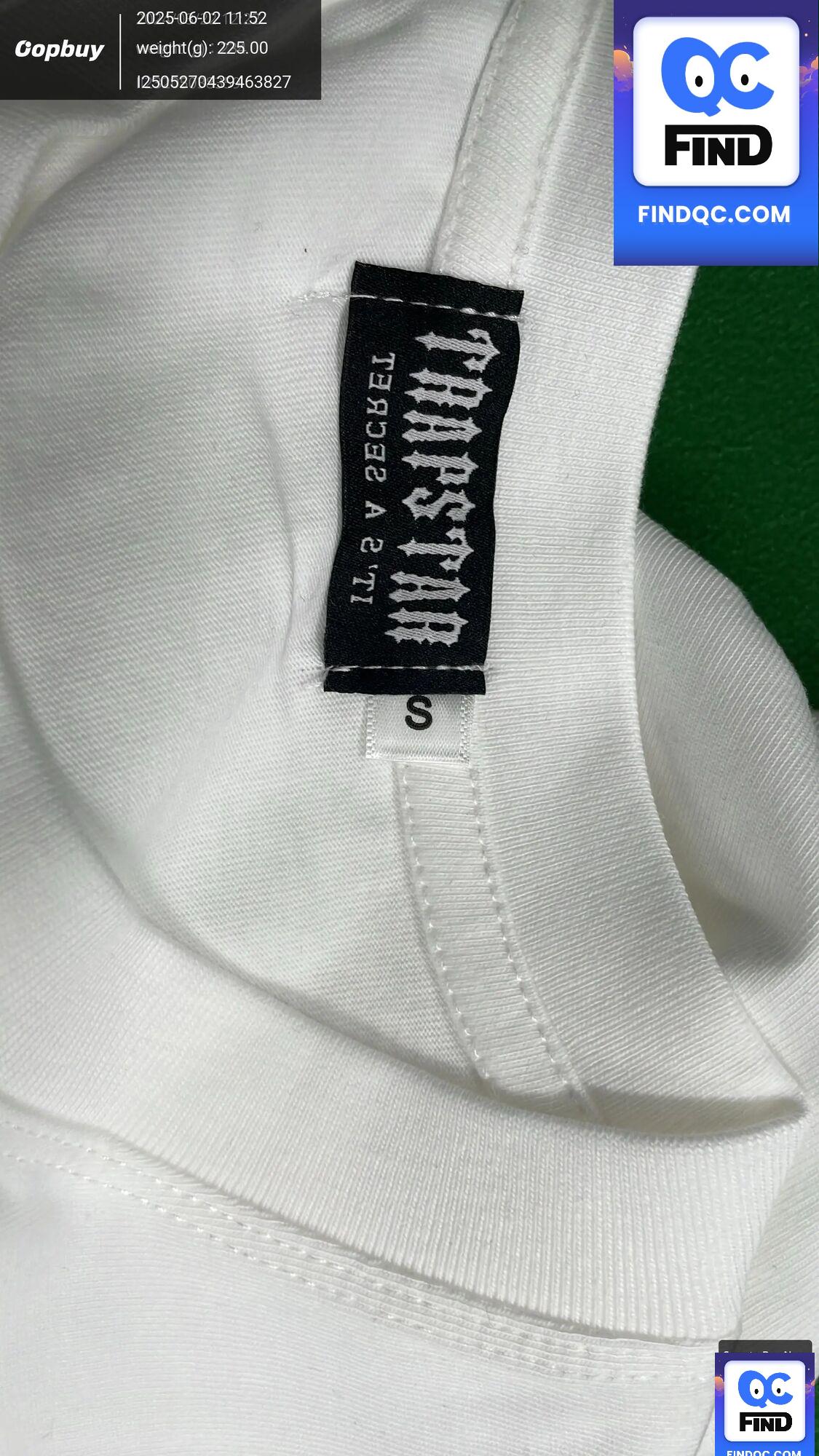 Trapstar Oblique Print Style Wear Men's European and American Hip-Hop Short-Sleeved T-Shirt QC