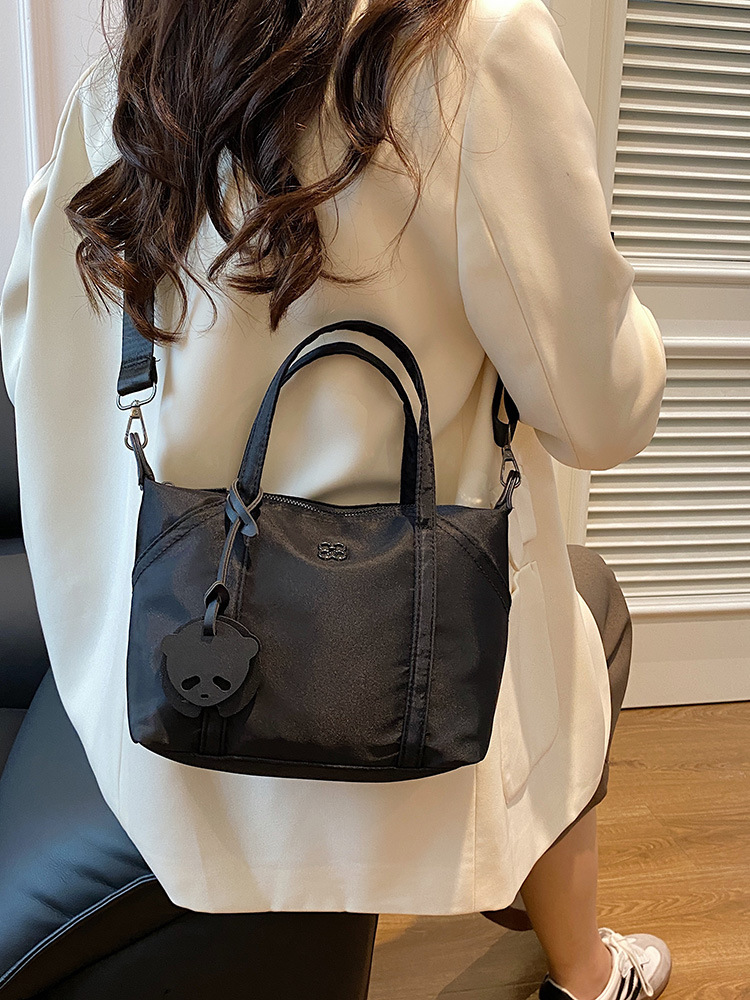 New Macaron Color Mini Tote Bag Portable Single Shoulder Crossbody Simple and Fashionable Multi-purpose Small Bag
