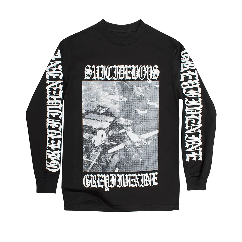 G59 Suicideboys Greyday Tour Merch Black T-Shirt Long Sleeve Top