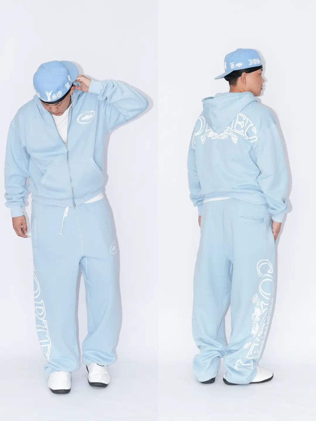 In-Stock Corteiz Alcatraz Hooded Zip-Up Sweatshirt Jacket Hip-Hop American Style Boxy Short Wide Fit