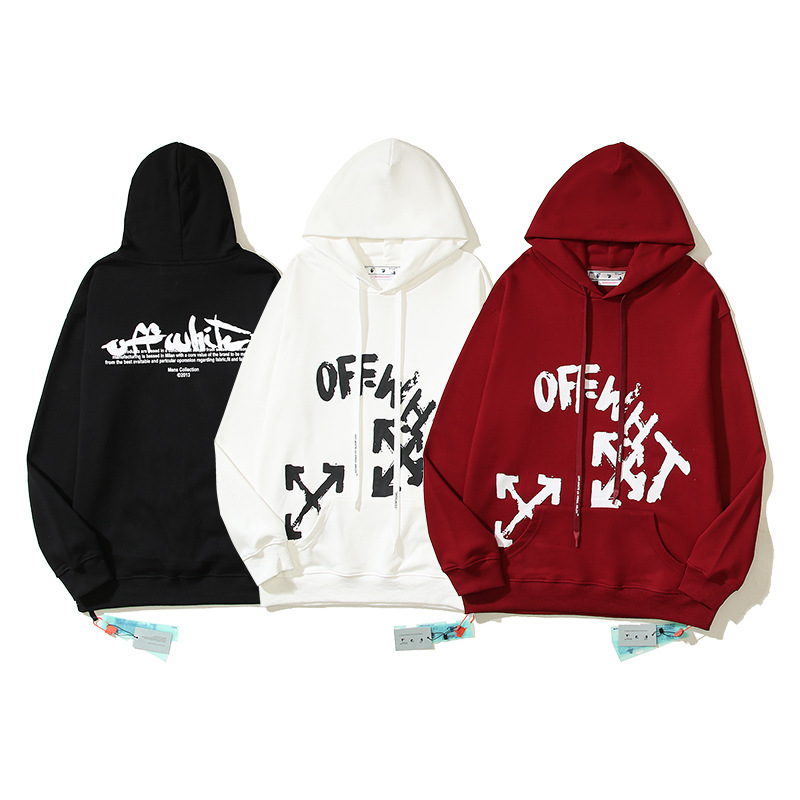 2024 New Autumn and Winter Letters European and American Off Men and Women Loose Same Style Support Drop Shipping