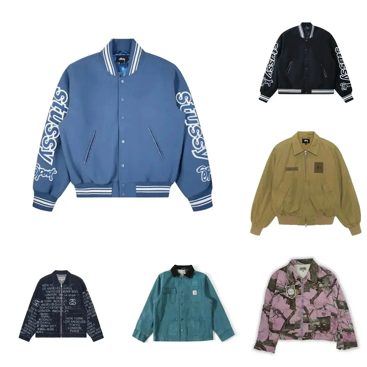 High Quality 25 Embroidered Printed Sweatshirt Jacket Coat
