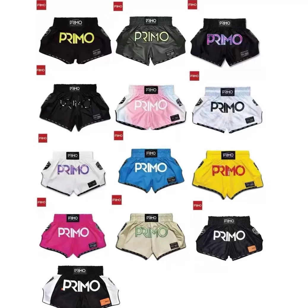 Thai brand PRIMO FIGHTWEAR Thai boxing shorts, professional training and competition shorts for boxing, sanda, and fighting