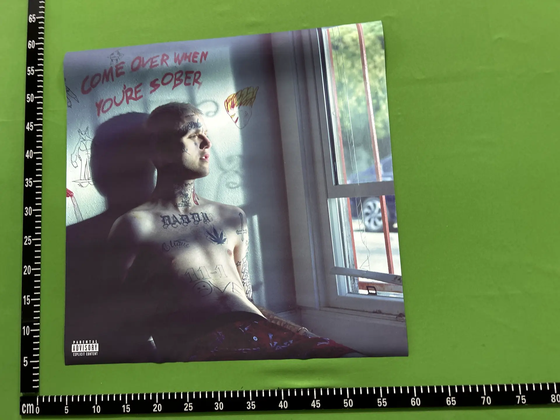 Lil Peep Poster Wall Sticker Album Cover Rap Hip-Hop Trap Musician Decorative Hanging Picture