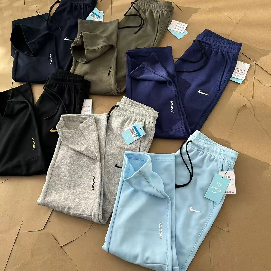 NIKE x NOCTA 联名款 Tech Fleece 品牌Logo印花运动卫裤!直筒长裤货号FD8461-063 Foto QC de WEIDIAN na Qualit.ly