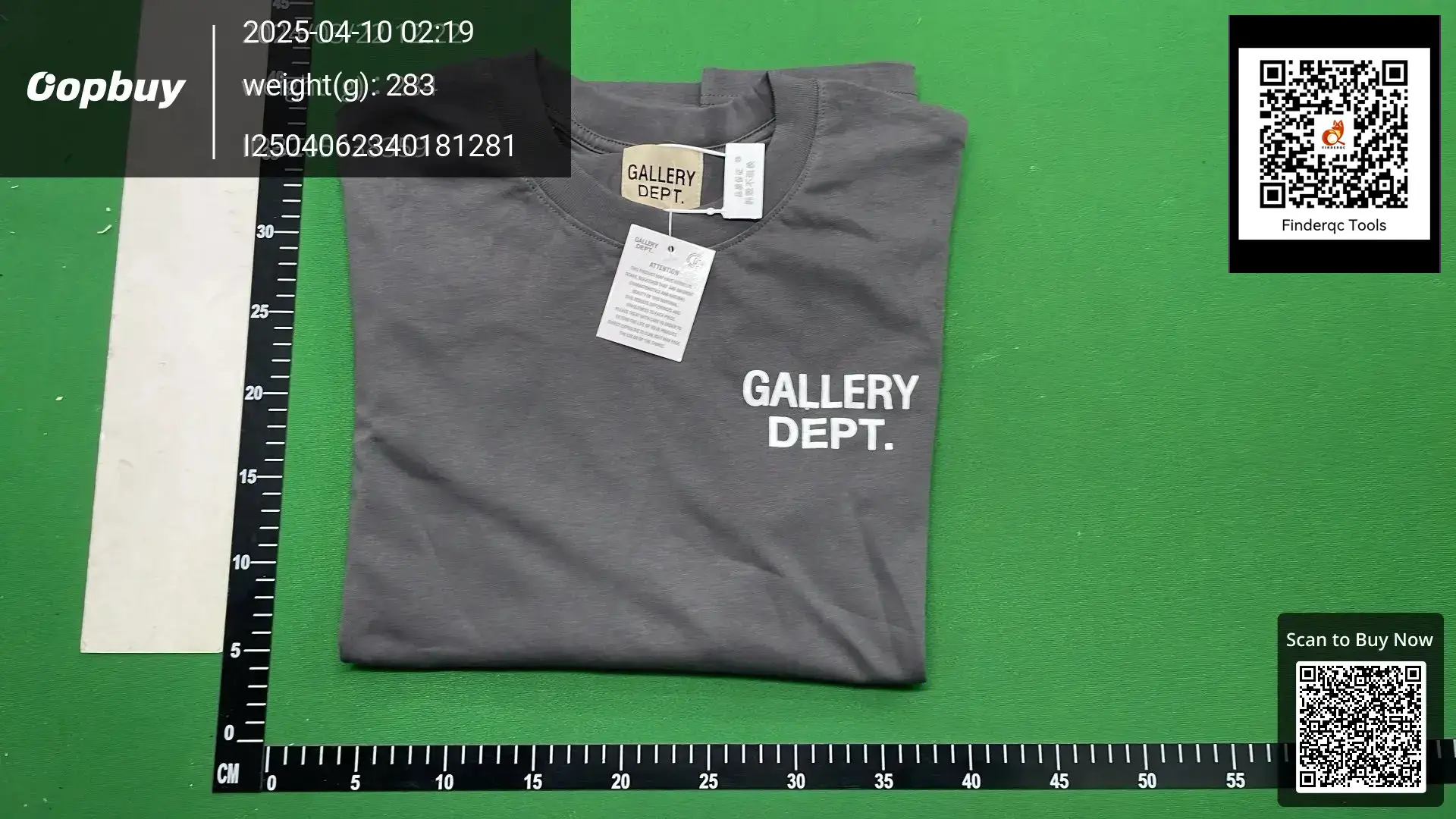 Gallery dept American fashion brand printed short sleeve Vintage summer loose Vintage distressed high street T-shirt for men