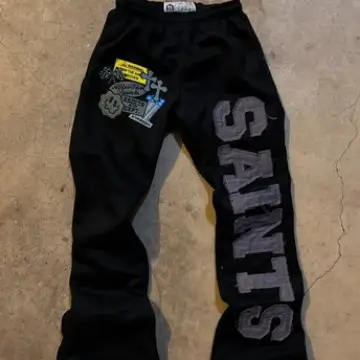 Export 2025 New arrival Popular Saints Series letter Print Y2K Teenagers Casual Loose pants pants Women